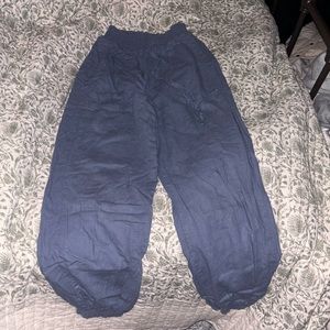 francesca’s boutique blue joggers size small